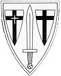I blasoni dell'ordine teutonico con una spada